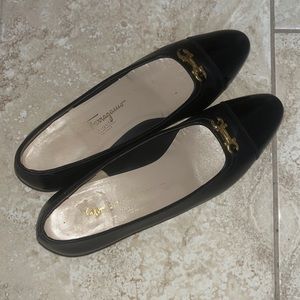 Ferragamo womens heels gently worn and well taken care of